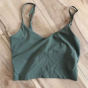 Lululemon Green Crop Top
